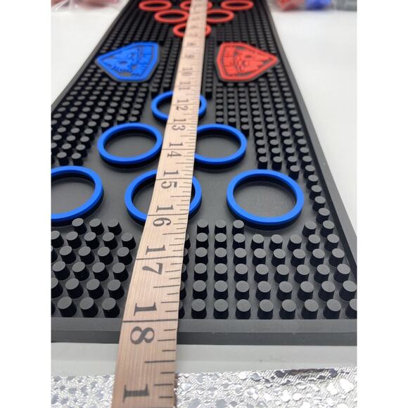 The Original Fun Workshop Bar Mat Mini Beer Pong Two Player Set-New - Picture 5 of 10